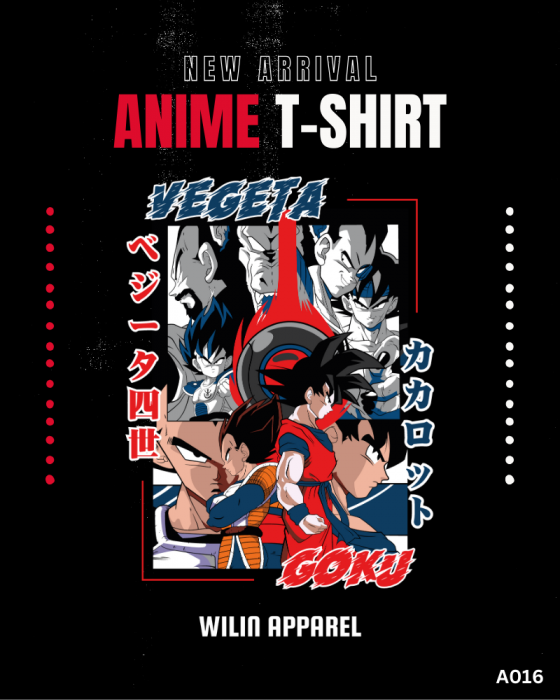 Kaos Distro Anime dragon ball Cotton Combed